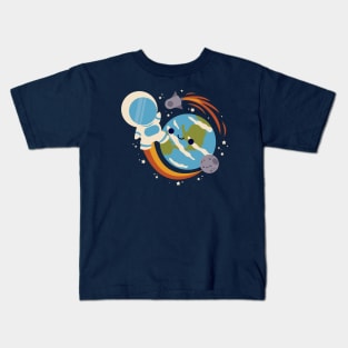 Kawaii Spaceman Kids T-Shirt